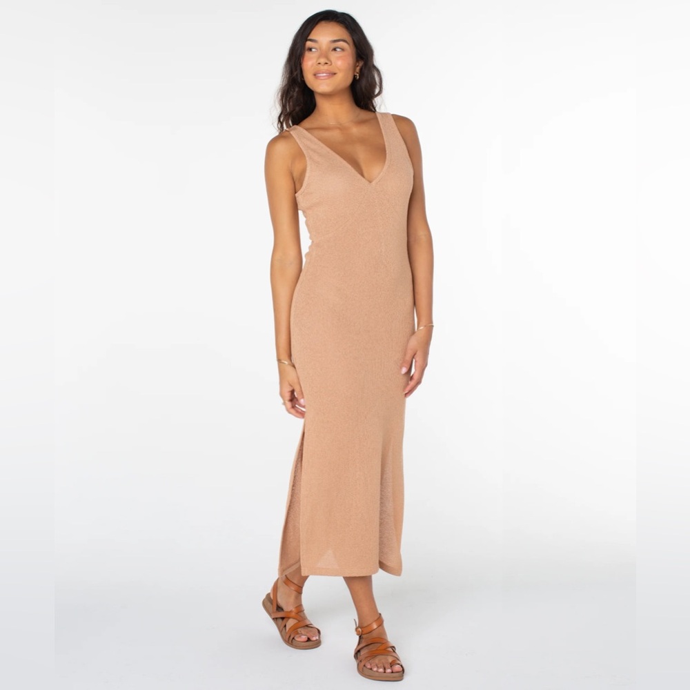 Roxy V-Neck Knit Dress